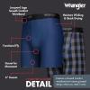 imageWrangler Mesh Quick Dry Comfort Stretch Mens Boxer Briefs NylonSpandex Blend 6Pack MoistureWicking AntiOdorCharcoalBlue Buffalo PlaidPo