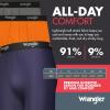 imageWrangler Mesh Quick Dry Comfort Stretch Mens Boxer Briefs NylonSpandex Blend 6Pack MoistureWicking AntiOdorNavyOrangeGrey