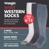 imageWrangler Ryder Western Cowboy Boot Socks for Men  Over Calf Cushioned Sole MoistureWicking Durable DesignBlue