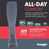 imageWrangler Ryder Western Cowboy Boot Socks for Men  Over Calf Cushioned Sole MoistureWicking Durable DesignBlue