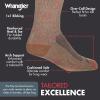 imageWrangler Ryder Western Cowboy Boot Socks for Men  Over Calf Cushioned Sole MoistureWicking Durable DesignBrown