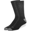 imageWrangler Ultra Dry Crew Socks for Men  12 Pack Full Cushion Arch Support MoistureWicking Steel Toe  Size 1315Black
