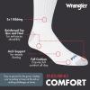 imageWrangler Ultra Dry Crew Socks for Men  12 Pack Full Cushion Arch Support MoistureWicking Steel Toe  Size 1315White