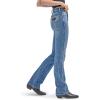 imageWrangler Womens HighRise Bootcut JeanDark Blue Denim