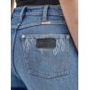 imageWrangler Womens HighRise Bootcut JeanDark Blue Denim