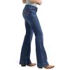 imageWrangler Womens Retro Mae Mid Rise Wide Leg Trouser JeanCassie