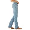 imageWrangler Womens Willow Mid Rise Performance Waist Boot Cut Ultimate Riding JeanLight Wash
