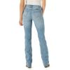 imageWrangler Womens Willow Mid Rise Performance Waist Boot Cut Ultimate Riding JeanLight Wash