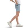 imageWrangler Womens X Hot Wheels High Rise Relaxed ShortLight Blue Denim
