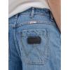 imageWrangler Womens X Hot Wheels Wide Leg Cargo JeanMedium Blue Denim