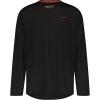 imageWrangler  Men Long Sleeve Base Layer Black  Thermal Cold Weather TopBlack