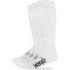 imageWrangler Mens Western Boot Socks Three PairsWhite