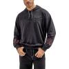 imageWrangler Mens X Hot Wheels Logo Flame HoodieBlack