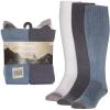 imageWrangler Ryder Western Cowboy Boot Socks for Men  Over Calf Cushioned Sole MoistureWicking Durable DesignBlue