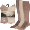 imageWrangler Ryder Western Cowboy Boot Socks for Men  Over Calf Cushioned Sole MoistureWicking Durable DesignBrown