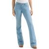imageWrangler Womens Retro Mae Mid Rise Wide Leg Trouser JeanMia