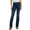 imageWrangler Womens Willow Mid Rise Performance Waist Boot Cut Ultimate Riding JeanDenim