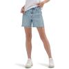 imageWrangler Womens X Hot Wheels High Rise Relaxed ShortLight Blue Denim