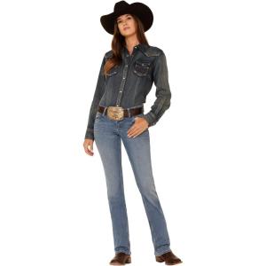 imageWrangler Ladies Mae Emma Trousers DenimHeidi