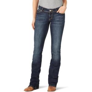 imageWrangler Ladies Retro Sadie Boot Cut JeansDark Blue