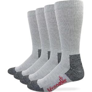 imageWrangler Mens Riggs Ultra Dri Mid Calf Boot Socks 4 PairsGrey