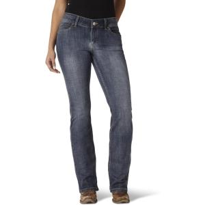 imageWrangler Womens Premium Patch Mae JeanMid Wash