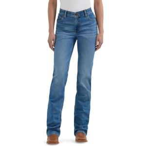 imageWrangler Womens Willow Mid Rise Performance Waist Boot Cut Ultimate Riding JeanSophia