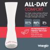 imageWrangler  Mens Socks  Cushion Work Crew Socks Size 612White