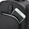 imageWrangler 17quot Underseat Spinner CarryOn Luggage MochaCharcoal