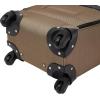 imageWrangler 17quot Underseat Spinner CarryOn Luggage MochaMocha