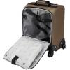 imageWrangler 17quot Underseat Spinner CarryOn Luggage MochaMocha