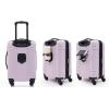 imageWrangler 20quot Astral Hardside CarryOn Luggage Dark ShadowLilac