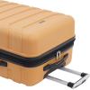 imageWrangler 5 Piece Luggage ampamp Travel Accessories Set BlueAmber Gold