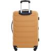 imageWrangler 5 Piece Luggage ampamp Travel Accessories Set BlueAmber Gold