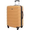 imageWrangler 5 Piece Luggage ampamp Travel Accessories Set BlueAmber Gold