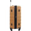 imageWrangler 5 Piece Luggage ampamp Travel Accessories Set BlueAmber Gold