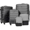 imageWrangler 5 Piece Luggage ampamp Travel Accessories Set BlueBlack
