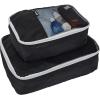 imageWrangler 5 Piece Luggage ampamp Travel Accessories Set BlueBlack