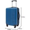 imageWrangler CarryOn Luggage Set BeigeBlue