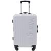 imageWrangler CarryOn Luggage Set BeigeGrey