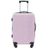 imageWrangler CarryOn Luggage Set BeigeLilac
