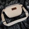 imageWrangler Large Fanny Packs for Women Waist Bag Travel Belt Bags Crossbody Sling PurseABeige