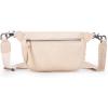 imageWrangler Large Fanny Packs for Women Waist Bag Travel Belt Bags Crossbody Sling PurseABeige