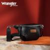 imageWrangler Large Fanny Packs for Women Waist Bag Travel Belt Bags Crossbody Sling PurseABlack