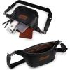 imageWrangler Large Fanny Packs for Women Waist Bag Travel Belt Bags Crossbody Sling PurseABlack
