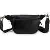 imageWrangler Large Fanny Packs for Women Waist Bag Travel Belt Bags Crossbody Sling PurseABlack