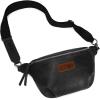imageWrangler Large Fanny Packs for Women Waist Bag Travel Belt Bags Crossbody Sling PurseABlack