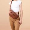 imageWrangler Large Fanny Packs for Women Waist Bag Travel Belt Bags Crossbody Sling PurseABrown