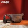 imageWrangler Large Fanny Packs for Women Waist Bag Travel Belt Bags Crossbody Sling PurseACoffee