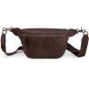 imageWrangler Large Fanny Packs for Women Waist Bag Travel Belt Bags Crossbody Sling PurseACoffee